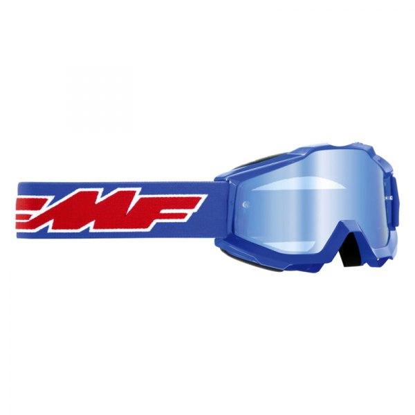 FMF Apparel® - PowerBomb Youth Off-Road Goggles (Rocket Blue)