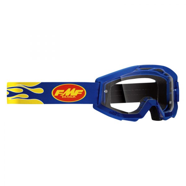 FMF Apparel® - Powercor Off-Road Goggles (Flame Navy)