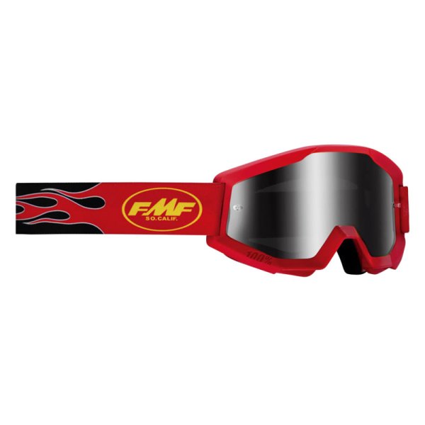 FMF Apparel® - Powercor Off-Road Goggles (Sand Flame Red)