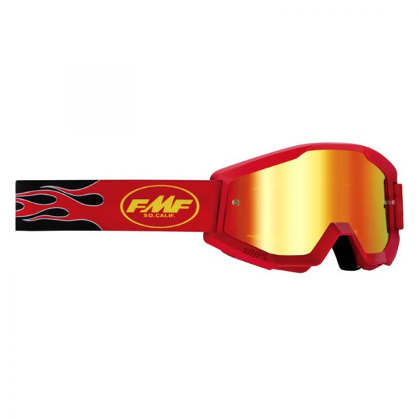 FMF Apparel® - Powercor Youth Off-Road Goggles (Flame Red)
