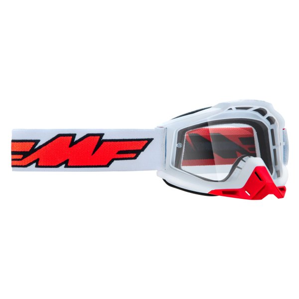 FMF Apparel® - PowerBomb Goggles (Rocket White)