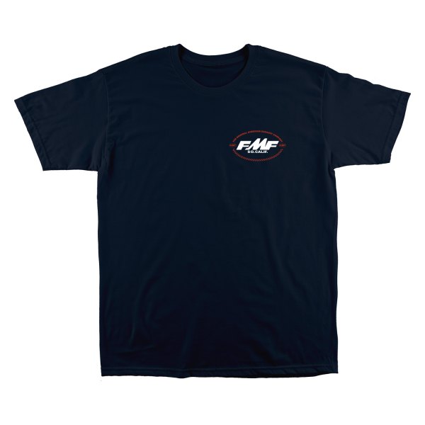 FMF Apparel® - Authentic Men's T-Shirt (Large, Navy)