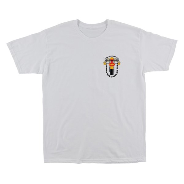 FMF Apparel® - Elbows Out Men's T-Shirt (2X-Large, White)