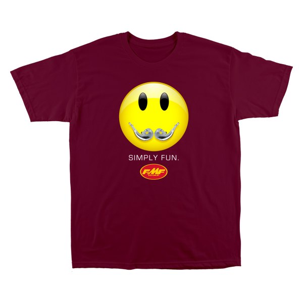 FMF Apparel® - Fun T-Shirt (Medium, Burgundy)
