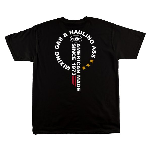 FMF Apparel® - American Gas T-Shirt (Large, Black)