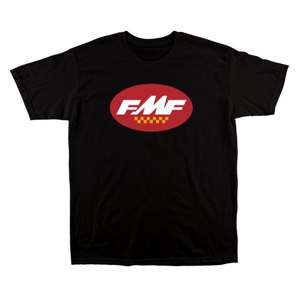 FMF Apparel® - Scrambler T-Shirt (Large, Black)