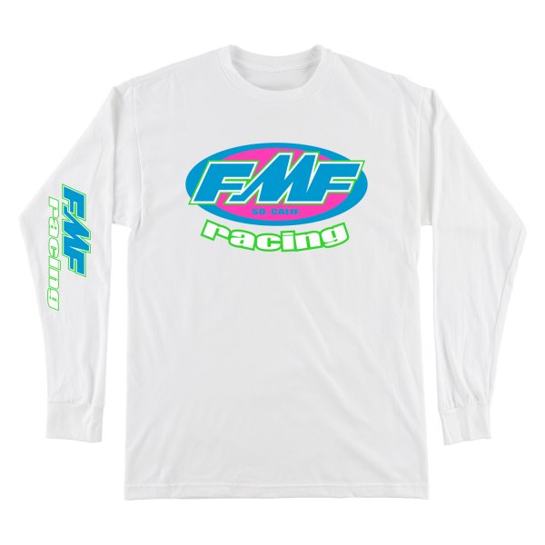 FMF Apparel® - Dirt Days LS T-Shirt (2X-Large, White)