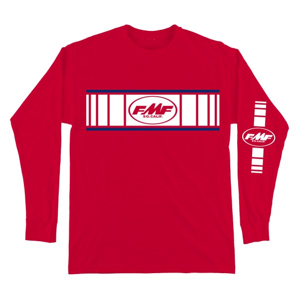 FMF Apparel® - High Point Long Sleeve Shirt (Medium, Red)
