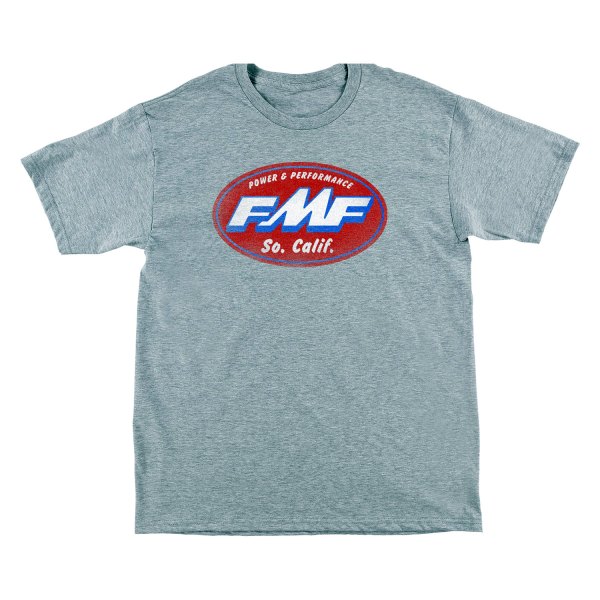 FMF Apparel® - Greased Men's Tee (Large, Gray)