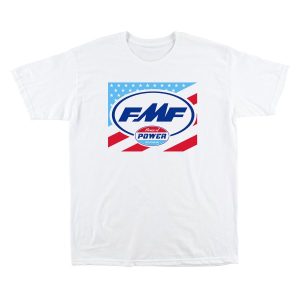FMF Apparel® - House Of Freedom Tee (Large, White)