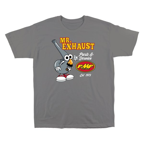 FMF Apparel® - MR Exhaust Tee (Large, Gray)