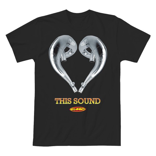 FMF Apparel® - Love This Sound 2 Men's T-Shirt (X-Large, Black)