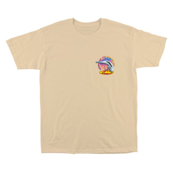 FMF Apparel® - Hopped Up Men's T-Shirt (Large, Natural)