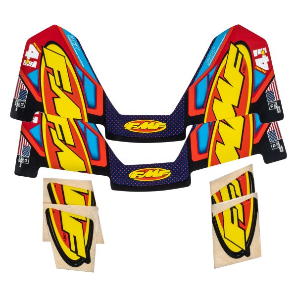 FMF Racing® - "FMF" CRF Dual F4.1 Replacement Exhaust Wrap Decal Kit
