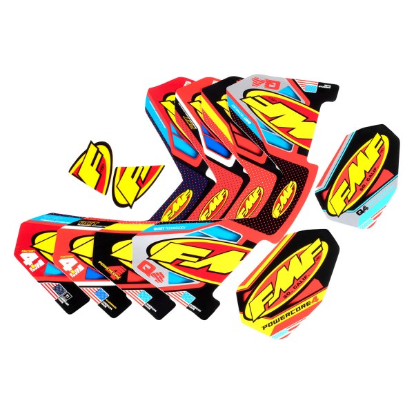 FMF Racing® - "FMF" Factory 4.1 Mini Replacement Exhaust Wrap Decal Kit