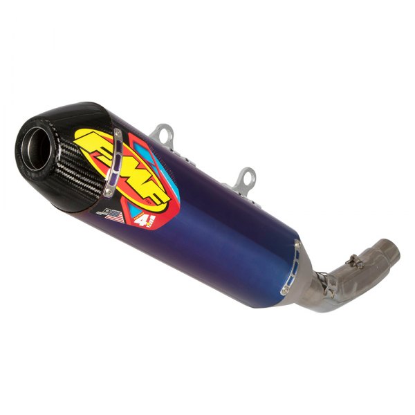FMF Racing® - Factory 4.1 RCT™ Anodized Titanium Slip-On Muffler with Stainless Mid Pipe