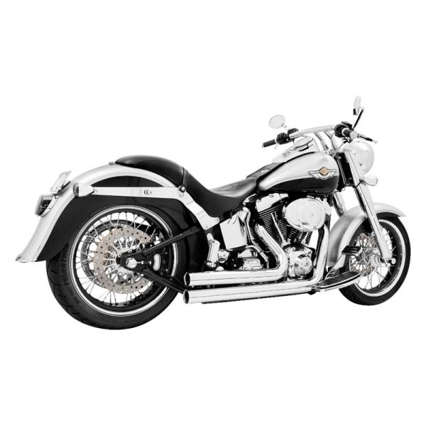  Freedom Performance® - Independence 2-2 Chrome Shorty Exhaust System On Vehicle