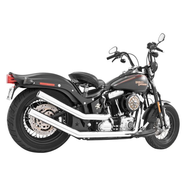  Freedom Performance® - Upsweeps Standard 2-2 Chrome Exhaust System On Vehicle