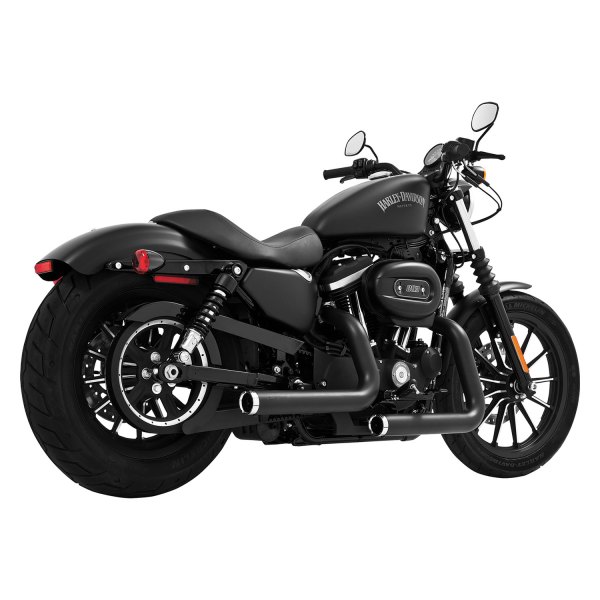 Freedom Performance® - Black Staggered Dual Exhaust System
