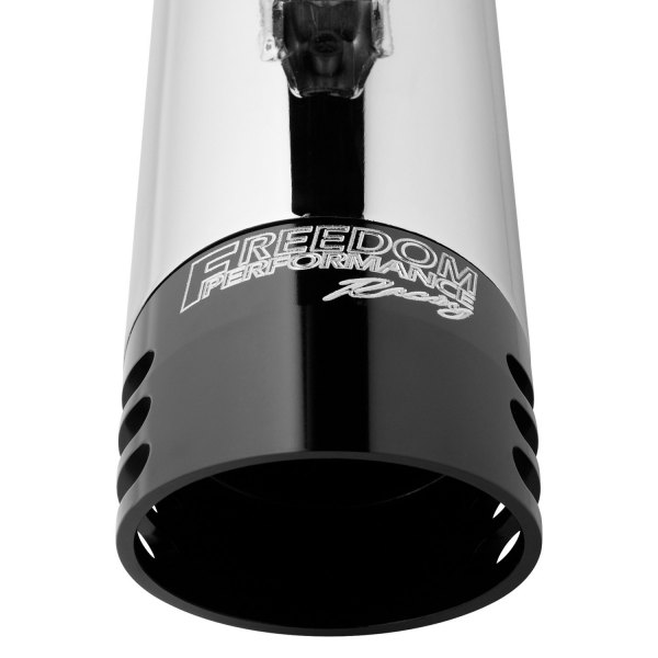 Freedom Performance® - Racing Drag 2-2 Black Slip-On Muffler