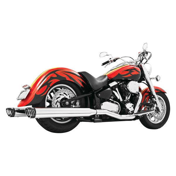  Freedom Performance® - 5 Stepped Racing True-Dual 2-2 Chrome Exhaust System On Vehicle