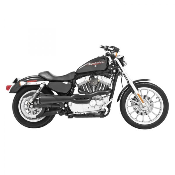  Freedom Performance® - American Outlaw High 2-1 Black Exhaust System On Vehicle