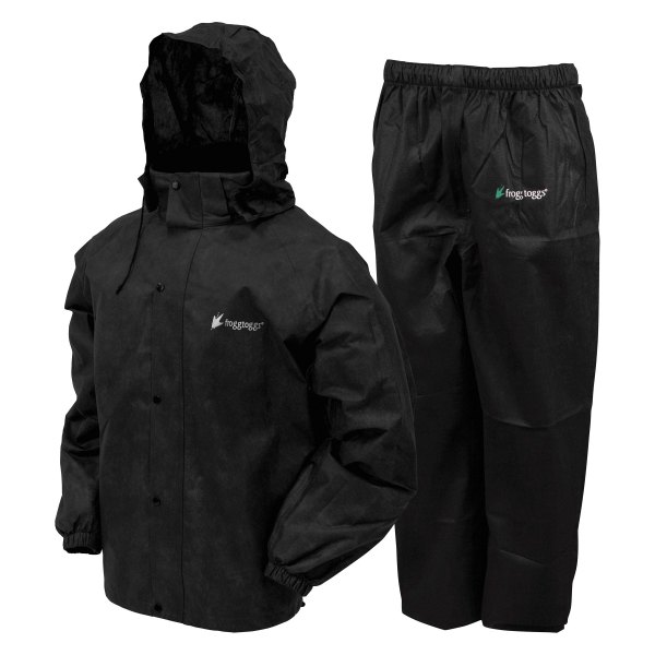 Frogg Toggs® - All Sport Rain Suit (Large, Black/Black)