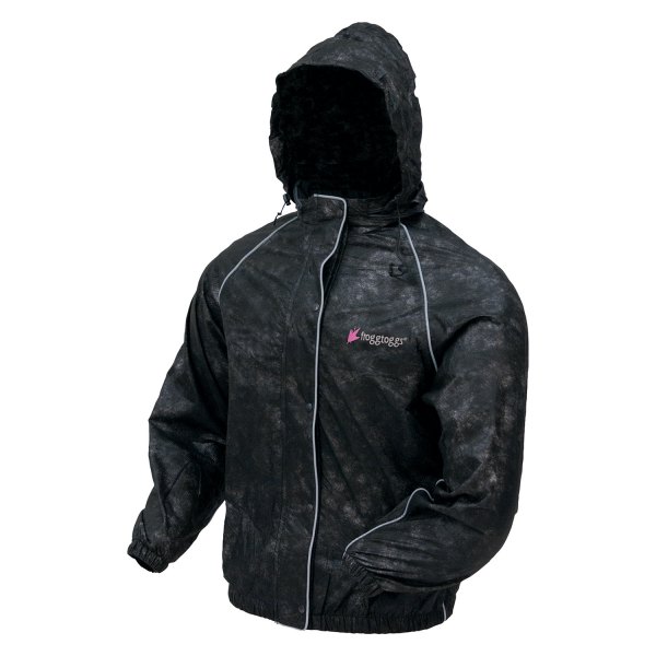 Frogg Toggs® - Road Toad Reflective Women's Jacket (Small, Black)