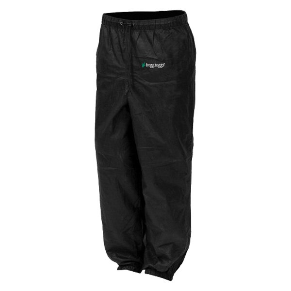 Frogg Toggs® - Pro Action Men's Rain Pants (Large, Black)