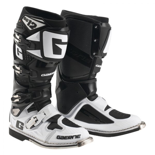 Gaerne® - SG-12 Men's Boots (US 13, Black/White)