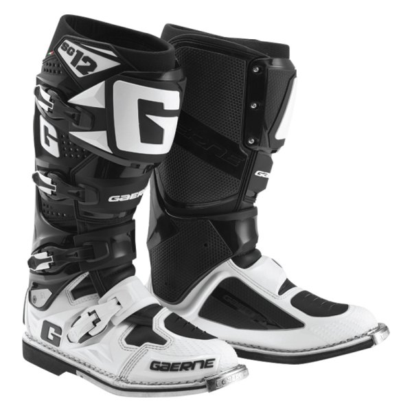 Gaerne® - SG-12 Men's Boots (US 14, Black/White)
