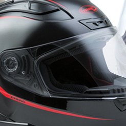 GMAX FF-88 Adult Precept Full-Face Motorcycle Helmet Black/Hi-Vis Pink/Medium 