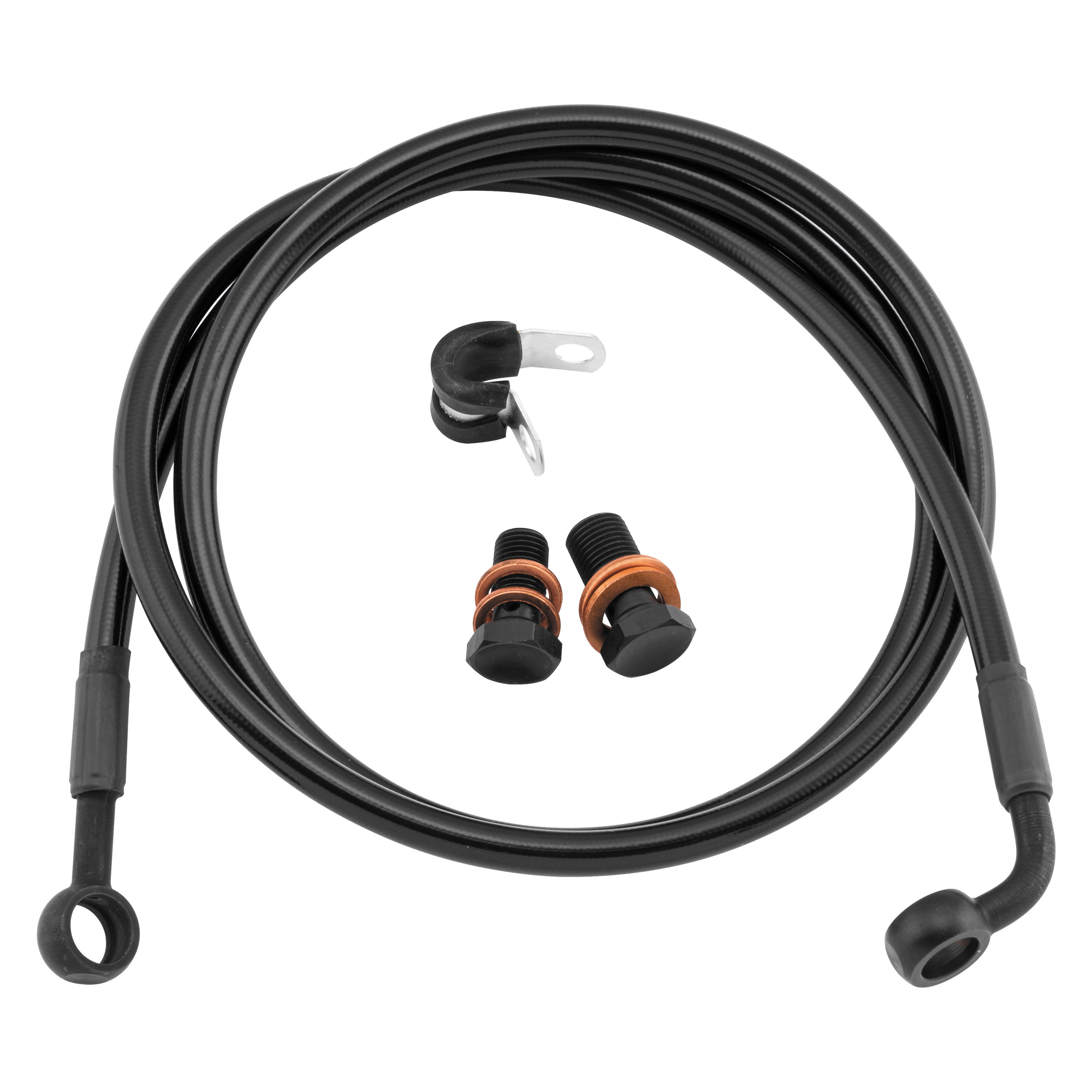 OHA Stainless Braided Front Brake Line Kit for Honda CBR125R