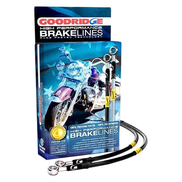 Goodridge® - Rear High-End Brake Line Kit