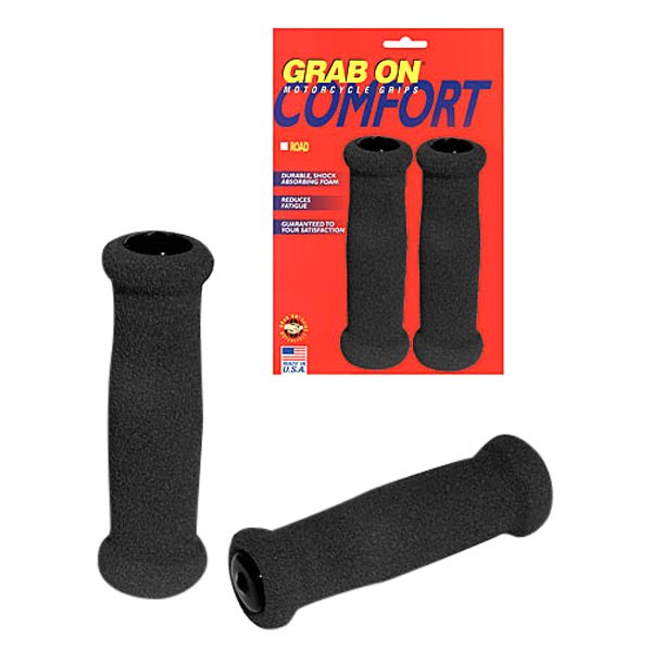 Grab On® - Comfort Road 7/8" x 5" Black Grips