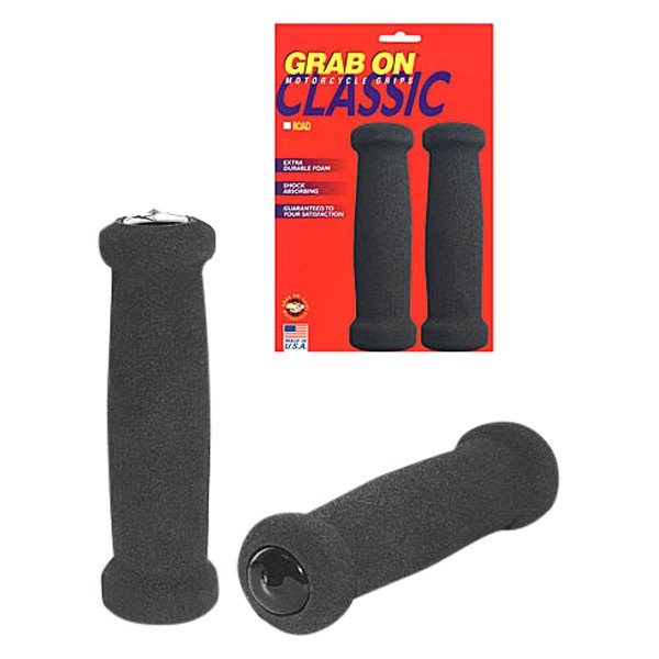 Grab On® - Classic Road 7/8" x 4-15/16" Black Grips
