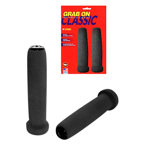 Grab On® - Comfort Superbike 7/8" x 5-1/2" Black Grips