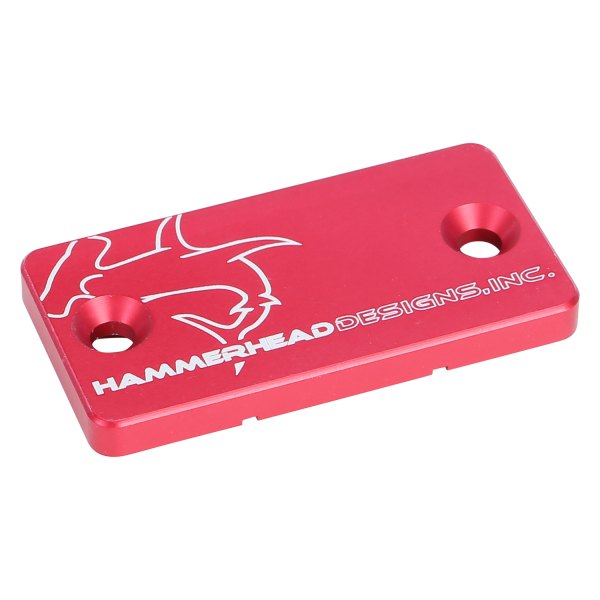 Hammerhead Designs® - Front Aluminum Red Brake Master Cylinder Cap
