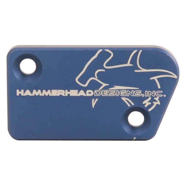 Hammerhead Designs® - Front Aluminum Blue Brake Master Cylinder Cap