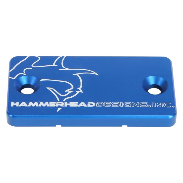 Hammerhead Designs® - Front Aluminum Blue Brake Master Cylinder Cap
