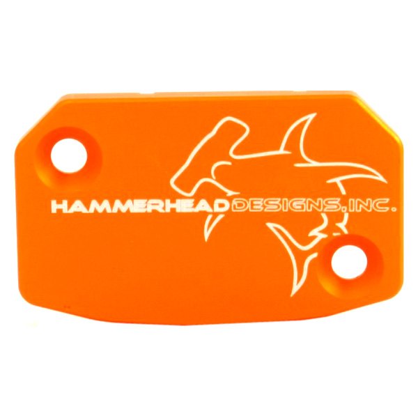 Hammerhead Designs® - Brembo™ Front Aluminum Orange Clutch Master Cylinder Cap