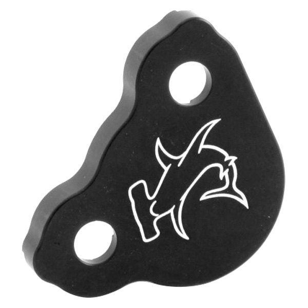 Hammerhead Designs® - Rear Aluminum Black Brake Master Cylinder Cap