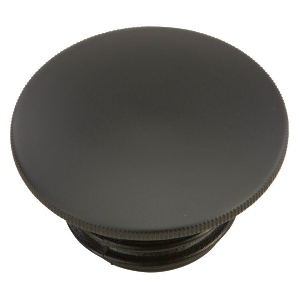 HardDrive® - Screw In Smooth Vented Matte Black Gas Cap