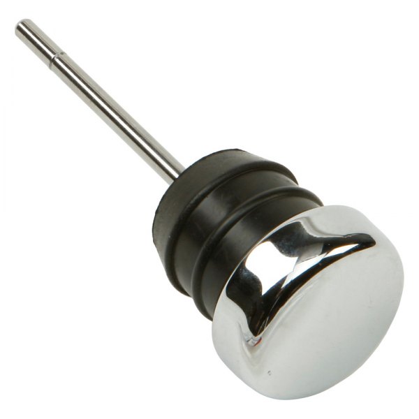 HardDrive® - Chrome Oil Filler Cap with Short Dipstick