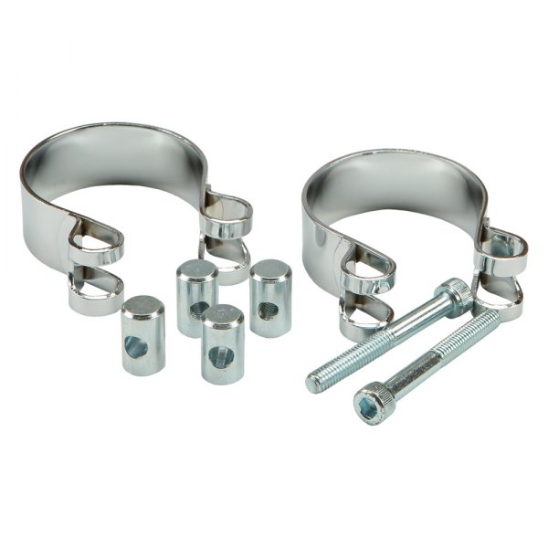 HardDrive® - Chrome Super Exhaust Clamps