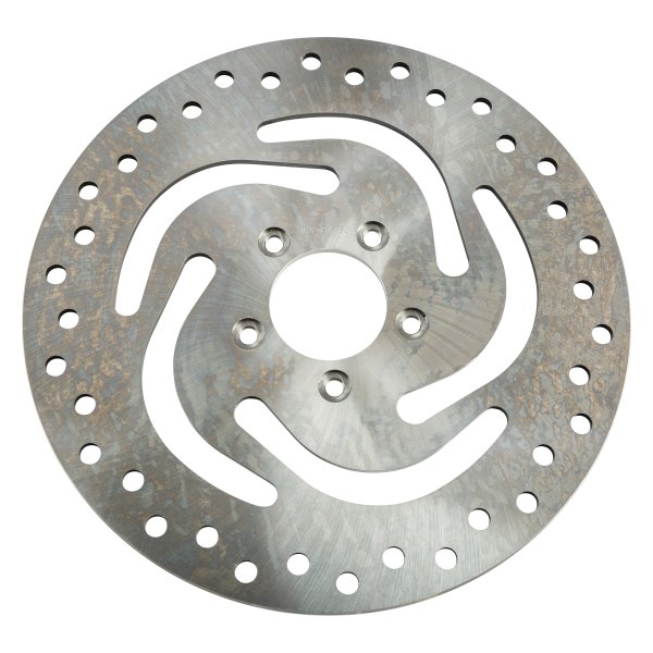 HardDrive® - Front Right Stainless Steel Natural Drilled Vented OEM Brake Rotor