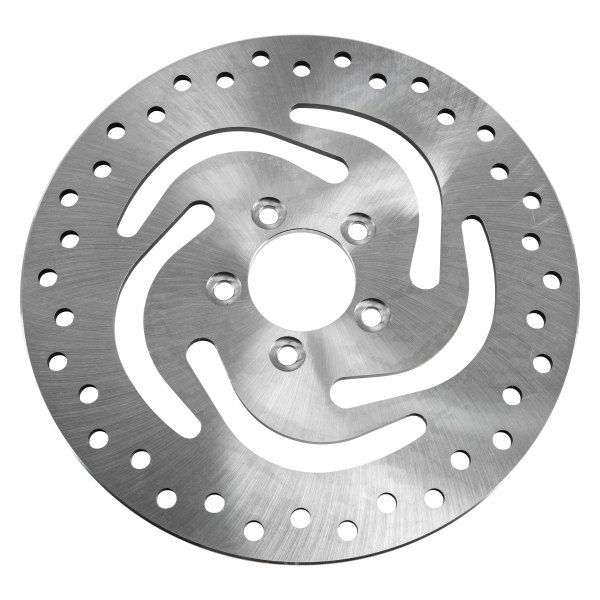 HardDrive® - Rear Stainless Steel Natural Drilled Vented OEM Brake Rotor