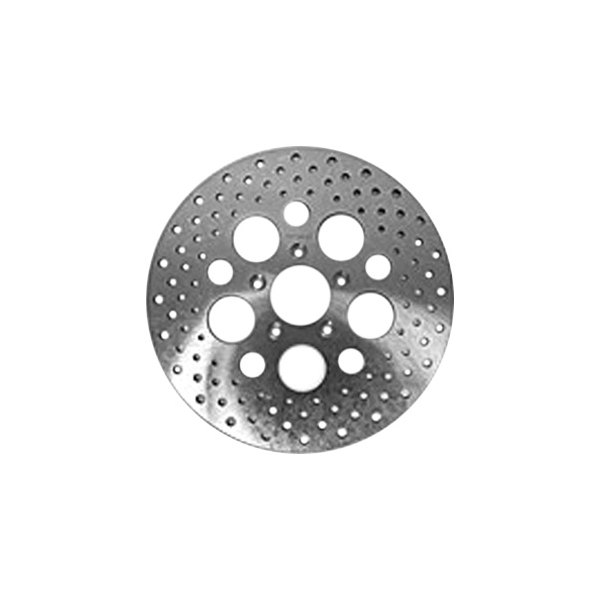 HardDrive® - Front Stainless Steel Natural Drilled Vented Brake Rotor