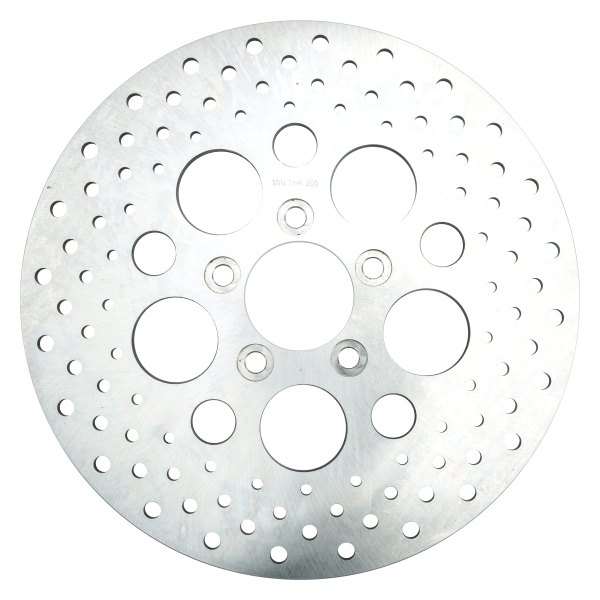HardDrive® - Rear Stainless Steel Natural Drilled Vented Brake Rotor