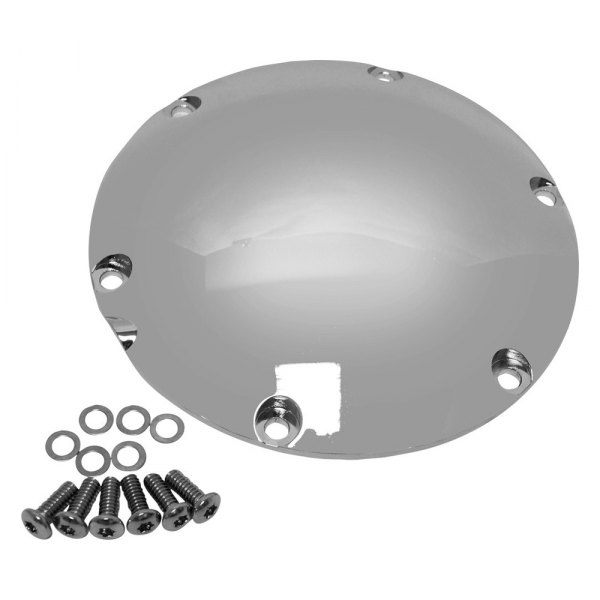 HardDrive® - 6-Hole Chrome Derby Cover